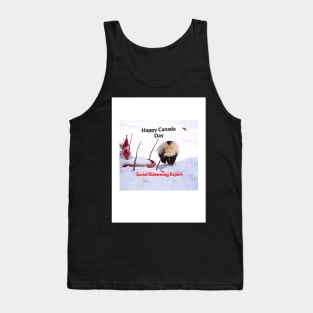 Happy Canada Day , Social Distancing Expert Tank Top